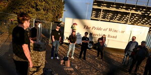 Windsor High school students experience the cooking stove demonstration during a S.T.E.A.M. fair hosted by the International Organizations club at Windsor High School in Windsor in December 2021.