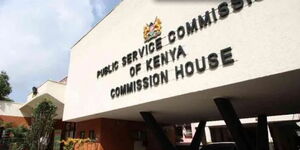 Public Service Commission (PSC) office in Nairobi.