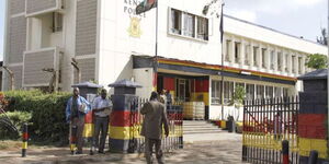 A photo of the Central Police Station in Nairobi