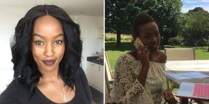 Photo collage of Chanelle Kittony nominated as CEC position by Trans Nzoia Governor George Natembeya on Friday October 14, 2022.