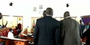 Chaos erupts at the Nandi County Assembly.