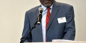 IEBC Chairperson Wafula Chebukati at the commission's office at Anniversary Towers in Nairobi in June 2017.