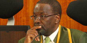 Undated image of Former Chief Justice Willy Mutunga during a court seating while he served as the Chief Justice.
