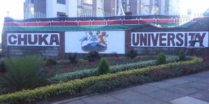 Entrance to Chuka University in Chuka