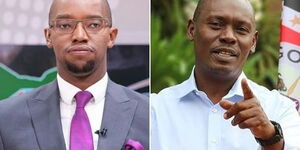 Citizen TV anchor Waihiga Mwaura and former Kiambu Governor William Kabogo.