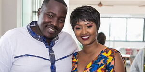 Citizen TV news anchor Willis Raburu and wife Marya Prude Raburu