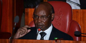 Citizen TV owner SK Macharia during a past address.