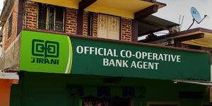 A Co-op Kwa Jirani agent at an estate in Kenya 