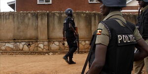 Uganda's police officers during a past security crackdown