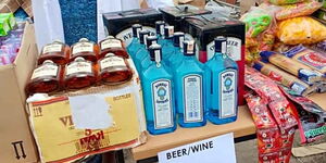 Counterfeit goods on display. Kenya lost Ksh102 Billion to illicit traders in 2018 a new report reveals