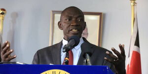 Government spokesperson, Cyrus Oguna. 