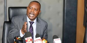 Director of Criminal Investigations George Kinoti addressing journalists at DCI headquarters along Kiambu Road on Thursday, March 5, 2020