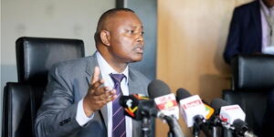 Director of Criminal Investigations George Kinoti addressing journalists at DCI headquarters along Kiambu Road on Thursday, March 5, 2020