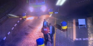 Bus driver makes a dramatic stop at DCI headquarters to hand over rogue passengers on Wednesday night, May 11, 2022.