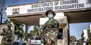 Undated Photo of Officers at DCI Headquarters Along Kiambu Road 