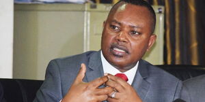 DCI Kinoti during an address