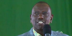 Deputy President William Ruto was fighting back tears during a prayer meeting at his Karen residence on Tuesday, August 2, 2022.