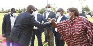 DP William Ruto meets Nyamira County leaders on Tuesday, August 4, 2020.