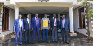 DP William Ruto welcomed Devolution Cabinet Secretary Charles Keter, Labour CAS Patrick Ntutu, Petroleum and Mining CAS Engineer John Mosonik, Wildlife Principal Secretary Fred Segor and Tourism CAS Joseph Boinn