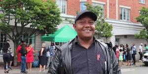 A photo of Daniel Wanyeki who resides in the streets of Ontario, Canada. 