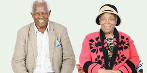 David Mburu Wakaimba (left) and his wife Annah Wangechi both aged 86 years