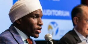 Former World Bank specialist, David Wachira speaks at a past conference.