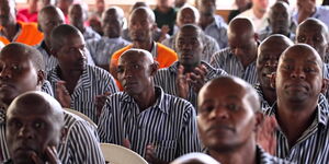Death row inmates at Kamiti Maximum Security Prison