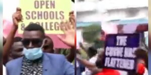 An image of protests
