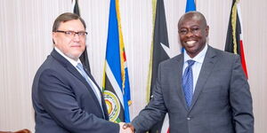 Rigathi Gachagua and Ukranian Ambassador to Kenya