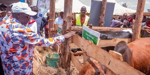 Deputy President Rigathi Gachagua at the Word Food Day in Oloitoktok, Kajiado County on Monday, October 17, 2022
