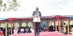 Deputy President William Ruto Speaking at a Burial in Chonyi, Kilifi County on July 17, 2021.