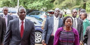 Deputy President William Ruto and his wife Rachel Ruto.