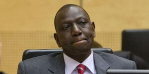Deputy President William Ruto at the ICC during a Past Hearing