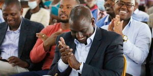 Deputy President William Ruto attends a service at Africa Inland Church in Machakos on Sunday, October 11, 2020.