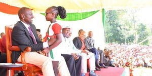 Deputy President William Ruto in Kandara constituency on Friday, March 6, 2020