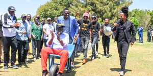 Deputy President William Ruto pictured in Dagoretti South on September 29, 2020.