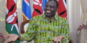 Deputy President William Ruto speaking on Inooro TV in August 2021 