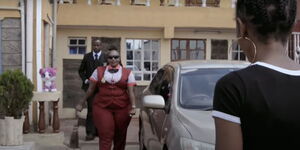 Detective Jane Mugo at her home in Nairobi