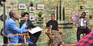 Digital enabler Richard 'Astar' Njau hosts a discussion with influencers on a show by the name Baze Creators Garage