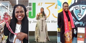 Photo Collage of Former Citizen TV Reporter Dorcas Wangira