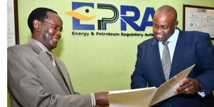 EPRA boss Daniel Kiptoo holds talks with former Energy CAS Zachary Ayieko