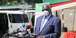 Education CS George Magoha announces the 2020 KCSE results on Monday, May 10, 2021.