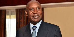 Former Auditor General Edward Ouko addresses a gathering at a summit in 2016
