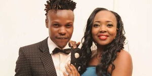 Gospel Singer Eko Dydda (left) and his wife Cynthia Ayugi.