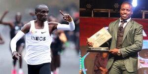 Eliud Kipchoge Ferdinand Omanyala