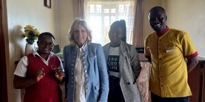 Jill Biden at Enchula Resor in Kajiado 