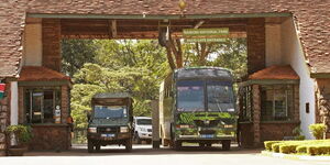 Entrance gate at the Nairobi National Park.