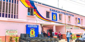 Entrance into Kamukunji Police Station
