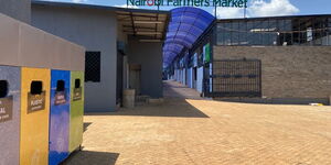 Entrance into the newly launched Nairobi Farmers Market