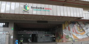 Entrance to Huduma Center GPO in Nairobi CBD.